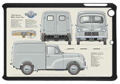 Morris Minor 5cwt Van Series II 1953 Small Tablet Covers